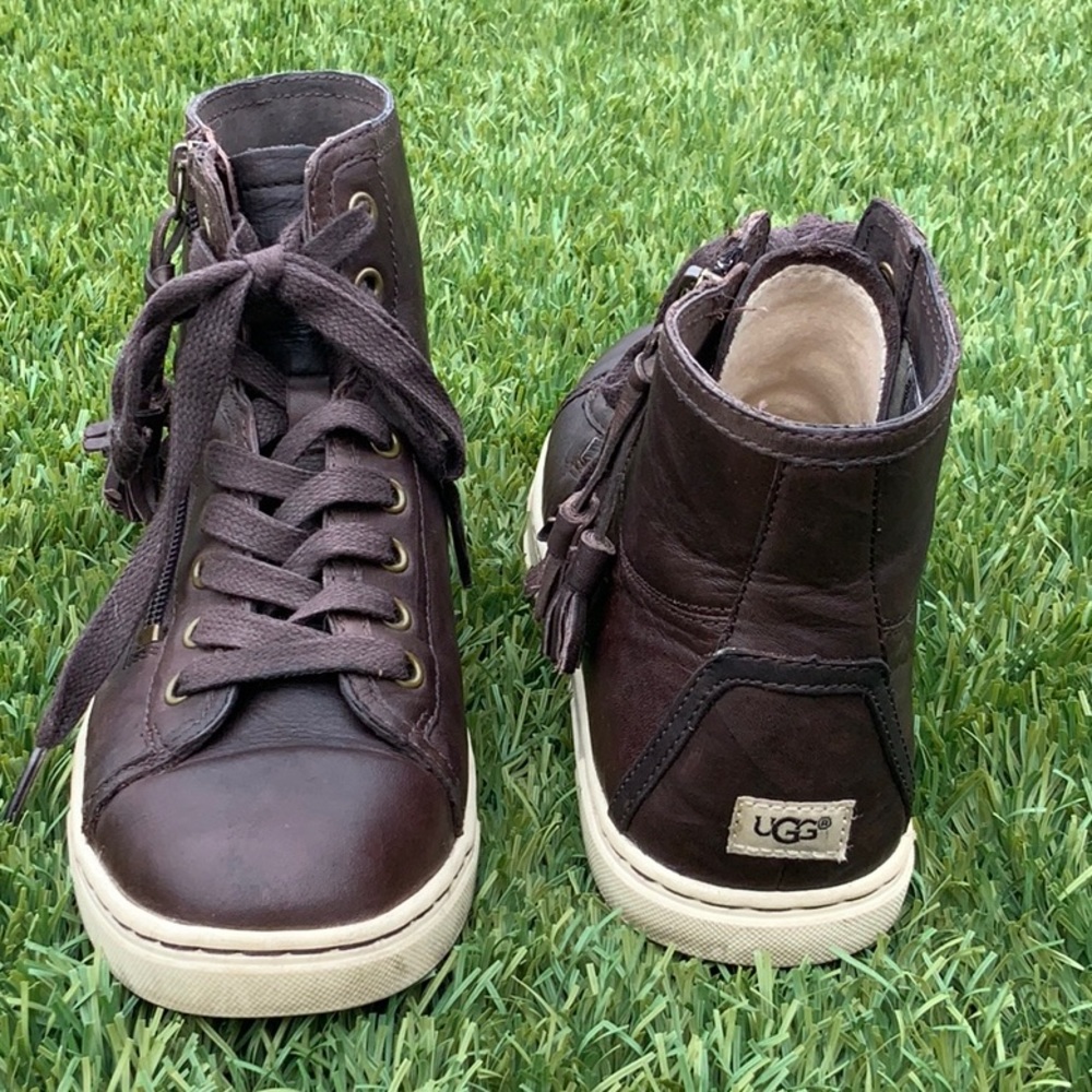 Ugg High-Top Leather Sneaker